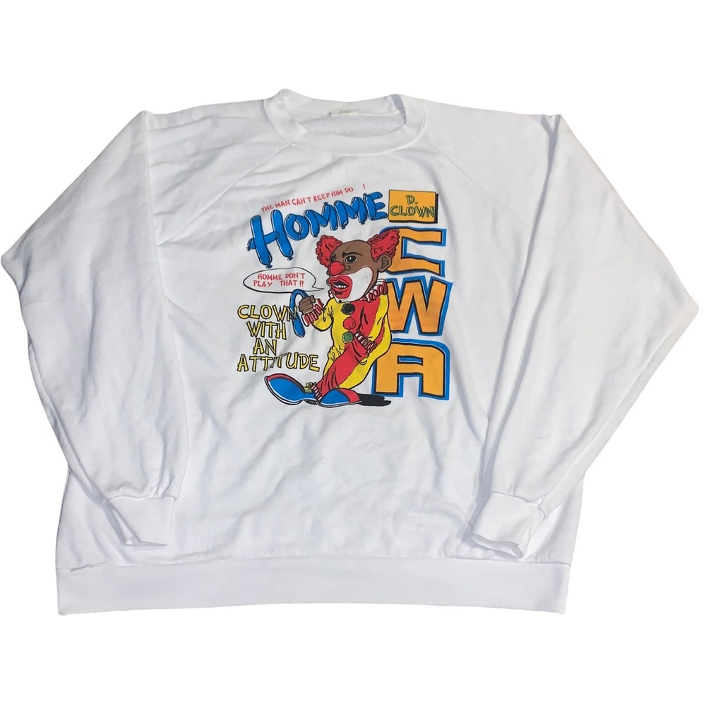 Vintage Homme Homey D. Clown Living in Color Crewneck Sweater